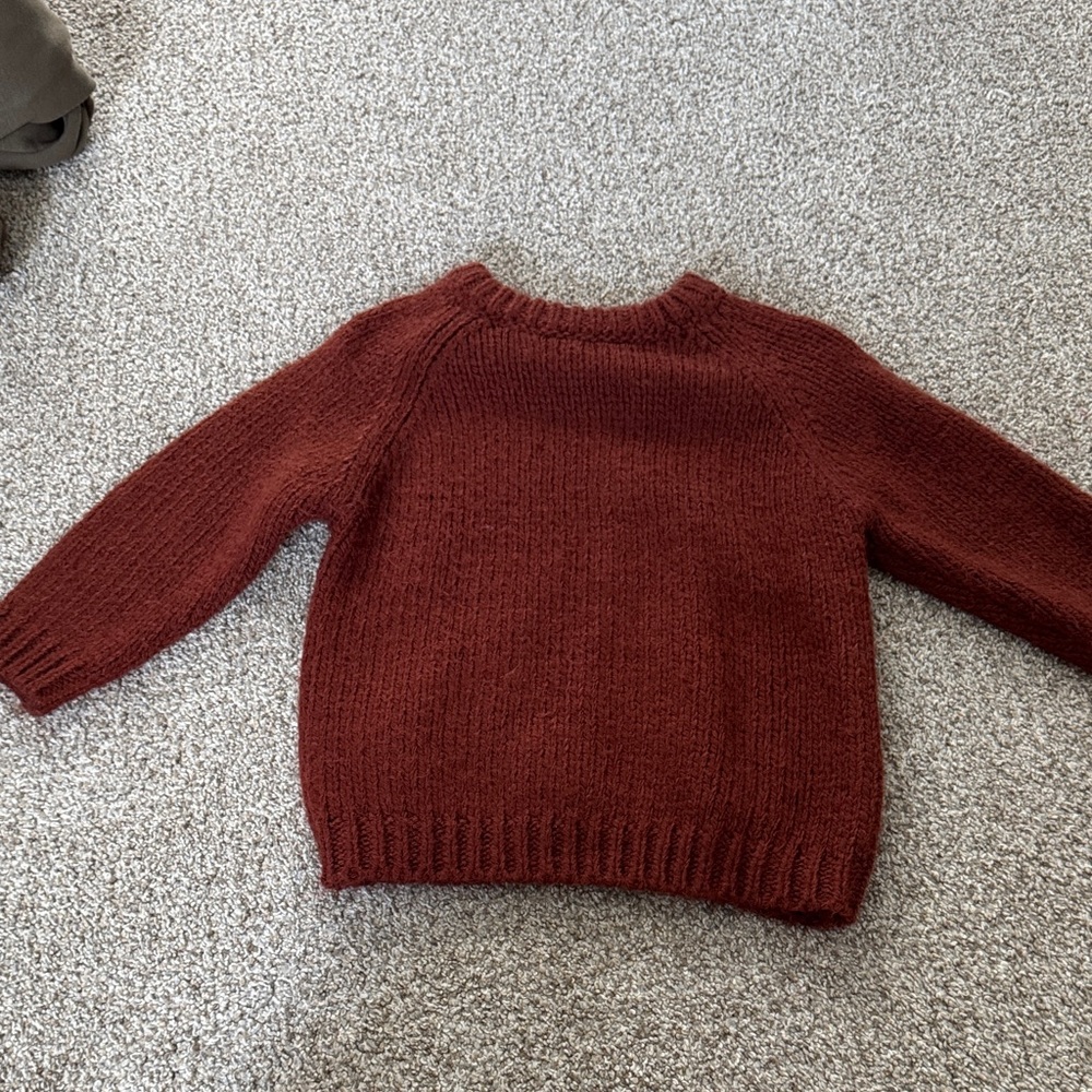 Zara Kids Burgundy Sweater
